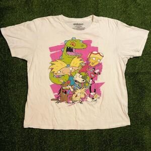 Nickelodeon, ‘Best of The 90’s’ Double Print Graphic Tee